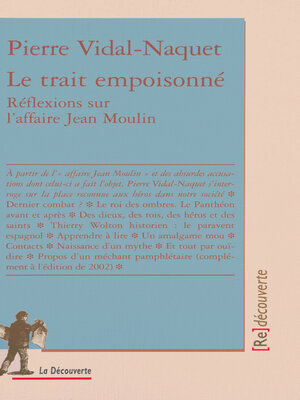 cover image of Le trait empoisonné